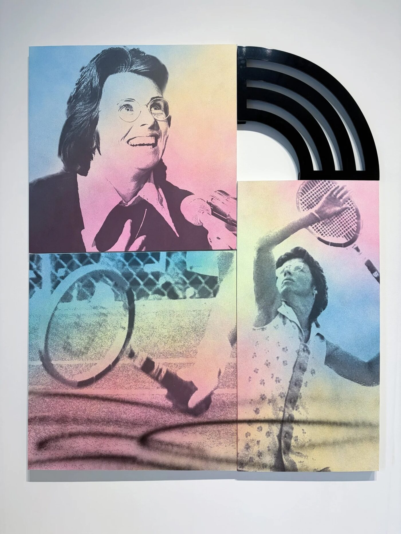 Wendy White @ Torrance Art Museum, Torrance, California, USA&nbsp;CHAMPIONS!: Sports in Contemporary Art 
