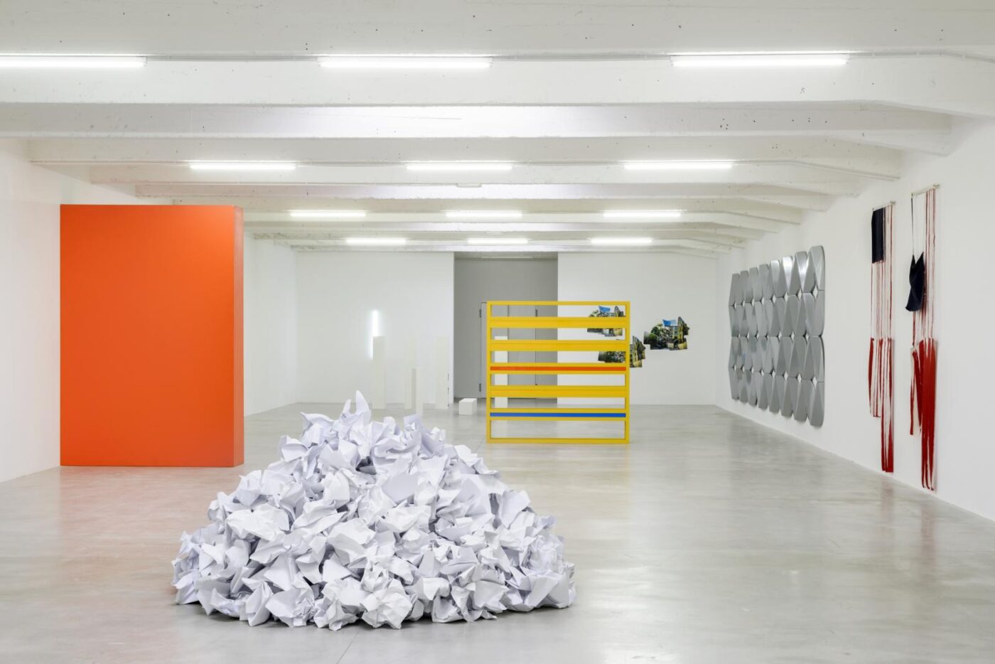 Olivier Mosset @ Le Consortium, Dijon, France I Walk the Line