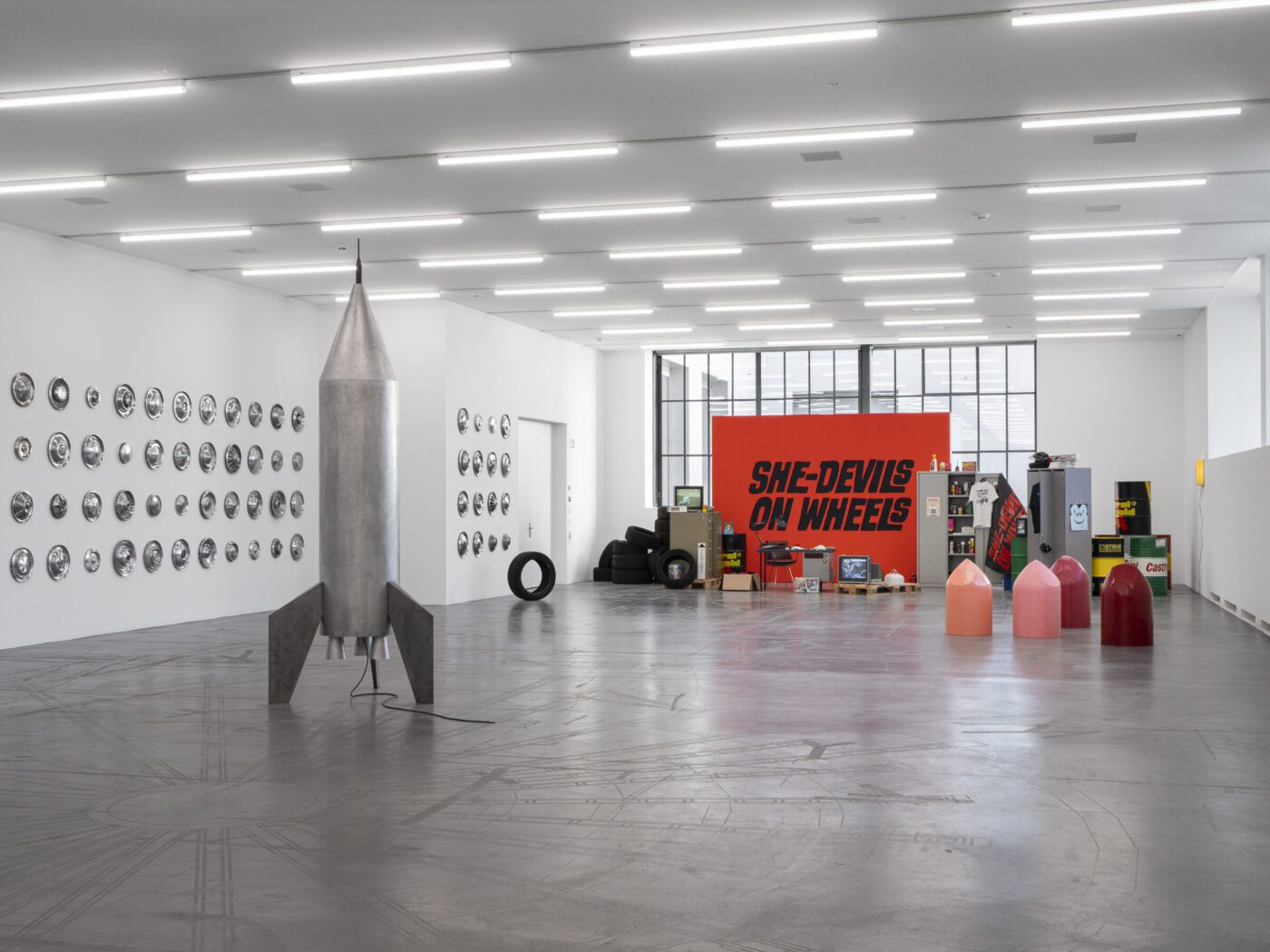 Sylvie Fleury @ Migros Museum, Zurich, CH&nbsp;She-Devils on Wheels – Angels on Heels. Sammlung &: Sylvie Fleury Shamiran Istifan