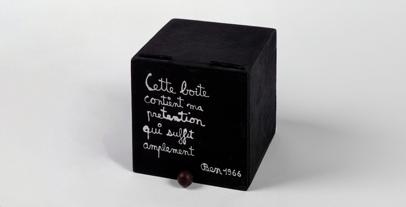 Ben Vautier @ MAMC, Saint-Etienne, France La Galaxie Fluxus. Collection MAMC+