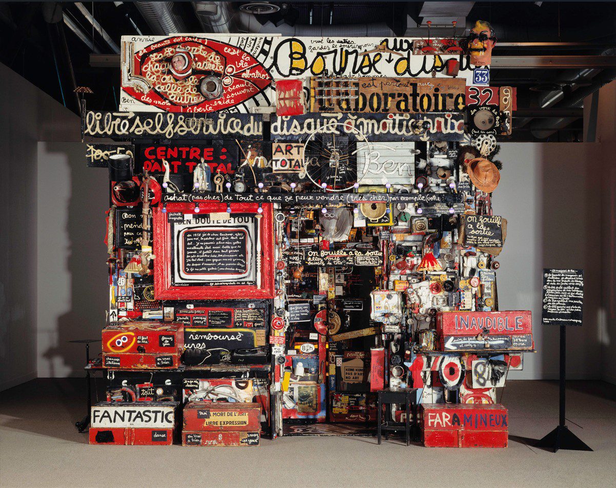 Ben Vautier @ Musée des Beaux-Arts de Lyon, France&nbsp;Les mots c’est la vie : Ben envahit la Cité