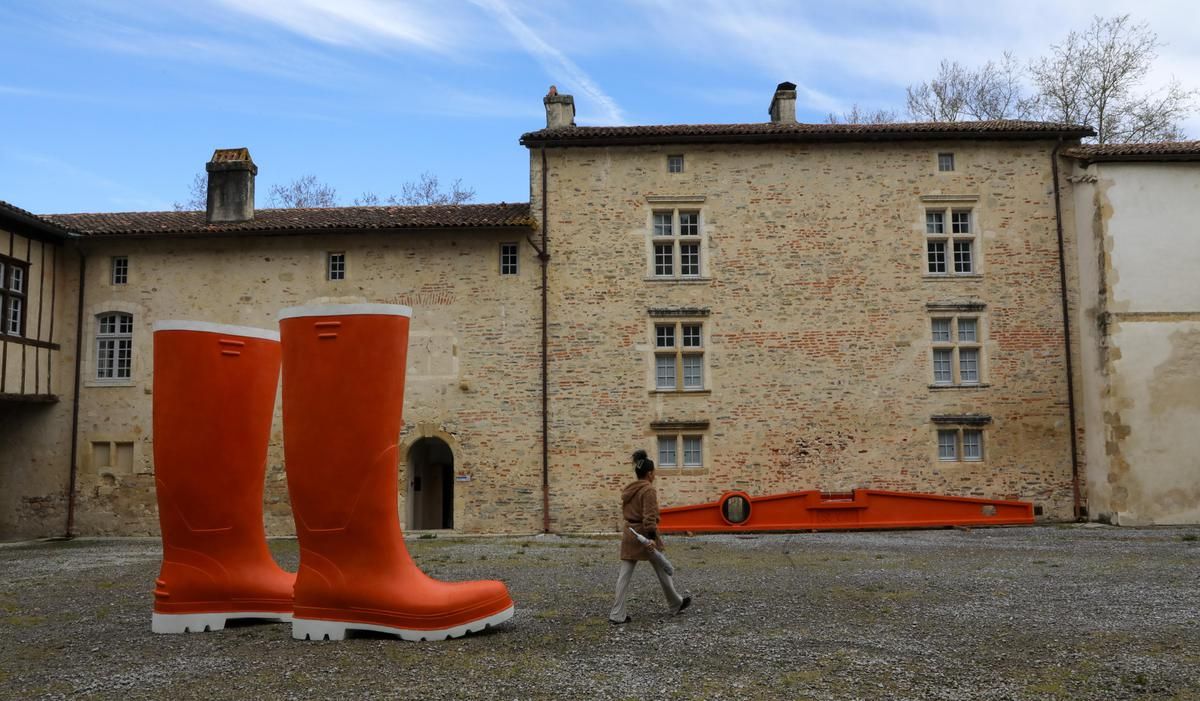 Lilian Bourgeat @ Abbaye Arthous, Hastingues, France Mesures et Démesures